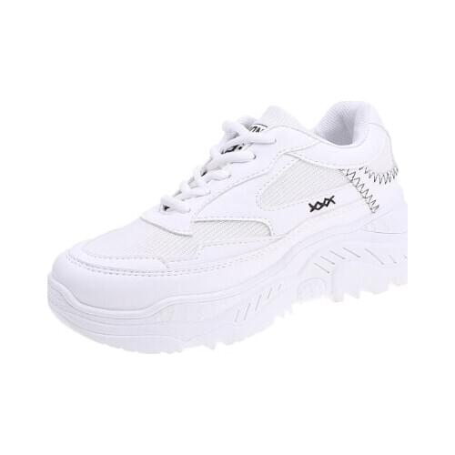 Womens sneakers women white Shoes Women White Casual Sport Outdoor Walking Shoes Med Lace Up Girls Shoes female Sneaker