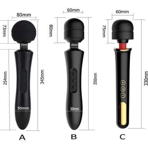 Huge Vibrator AV Magic Wand Massager 20 Speeds Sex Toys for Woman Clit Vibrator Female Sex Vibrator G spot Clitoral Stimulator