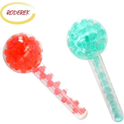Health and Non-Toxic Ice Roller for Face with Red or Blue Gel Ball Eye Massager for Eye Care