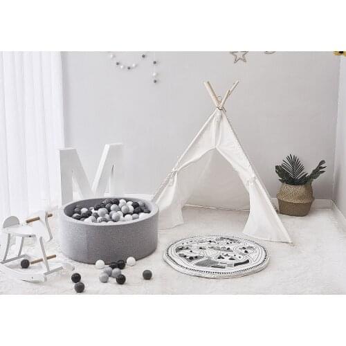 Portable Inflatable Baby Cartoon Safety Deluxe Kids Round Ball Pit Children Tub Baby Kids Ocean ball pool