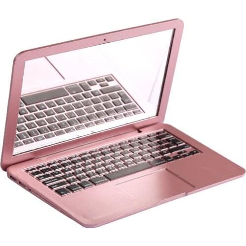 TY378 Portable Computer Mirror Mini Makeup Mirror Pocket Laptop Glass Women Girls Creative Home Decorative Folding Mirrors Tool