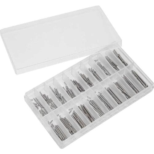 1 Box Metal Screw Pins Tubes Watch Band Strap Pressure Bars Pin Watch Repair Kit
