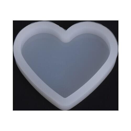 Silicone Mold Heart Shape Epoxy Resin DIY Jewelry Making Crafts Cake Decorations AXYD