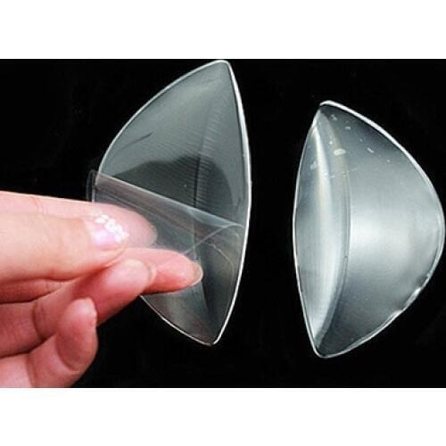 Velishy 1Pairs/lot Clear Silicone Gel Arch Support Shoe Inserts Foot Wedge Cushion Pads Flat Feet Insoles