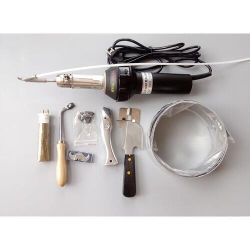 230V 1600W Hot Air Welder Plastic Heat Gun PVC Floor Welding Torch Hot Air Blower With Accessories