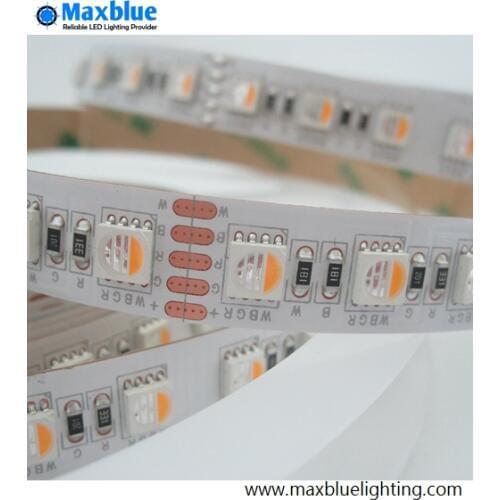 SMD5050 RGBW LED Strip 5meter 24Vdc CRI 80+Ra 84leds/m 4in1 5050smd LED Ribbon Tape Light Free Shipping