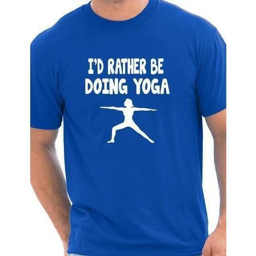 I'd Rather Be Doing exercise Funny Mens T-Shirt Gift More Size and Colors-A848