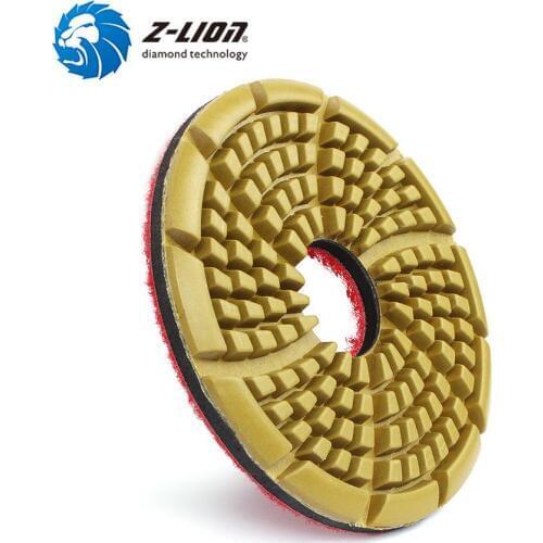 Z-LION 2pcs/3pcs 3.5 Inch Diamond Floor Grinding Pads Resin Bond Wet Use For Stone Granite Marble Floor Renew Polishing Pads