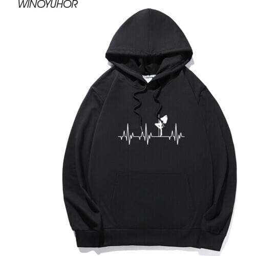 Heartbeat Pole Dance Hoodies Women Winter Long Sleeve Cotton Sweatshirts For Sexy Lady Harajuku Female Streetwear Tops