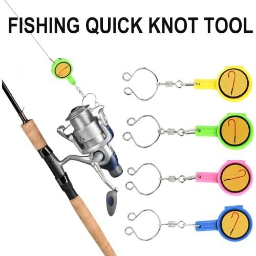 1pc ABS Fishing Quick Knot Tool Fast Tie Nail Knotter Cutter Fishing Device Safety Portable Outdoor Rivers Lakes Supplies