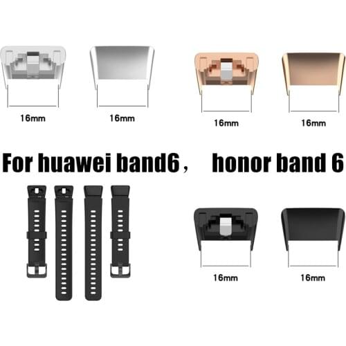100Pair Connector Watch Adapter For Huawei Honor Band 6 Smart Watch Metal Connector Repair Tool For Honor Band 6 Accessories