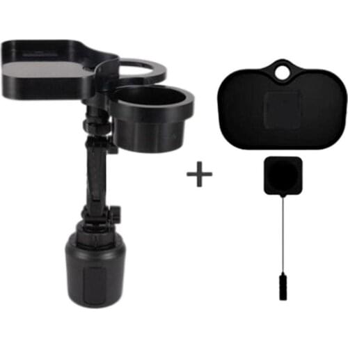 2 in 1 Cup Holder Expander Adapter Car Cup Holder With Wireless Charging Board Container Car Accessories Dropshipping