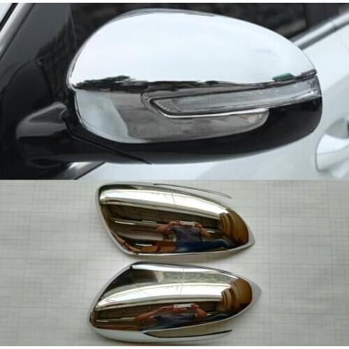 For Kia Sportage 4 QL 2016 2017 2018 acessories ABS Chrome Car side door rearview mirror cover Trim Car Styling