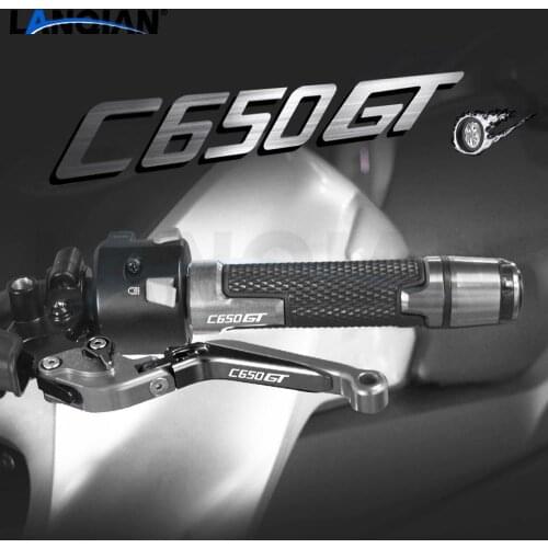 Motorcycle Aluminum Brake Clutch Levers Handlebar Hand Grips ends For BMW C650GT C650 GT 2011 2012 2013 2014 2015 2016 2017