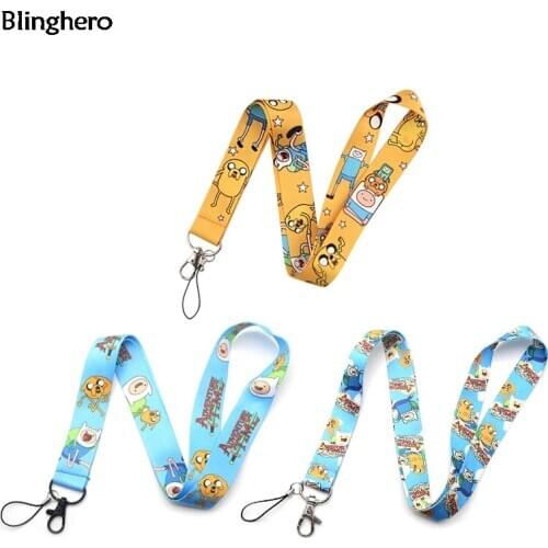 Blinghero 1pcs Cartoon Lanyards for keys Keychains Cool Anime USB ID Badge USB Neck Strap Fashion Strap Lanyards for Kids BH0559