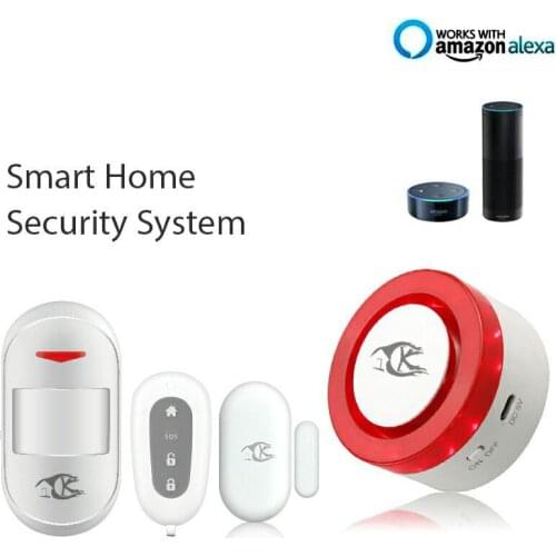 Home Wireless Tuya Graffiti Alarm Smartlife APP Control WiFi Alarm Can Detect Human Movement and Alarm In Time Smart Home New