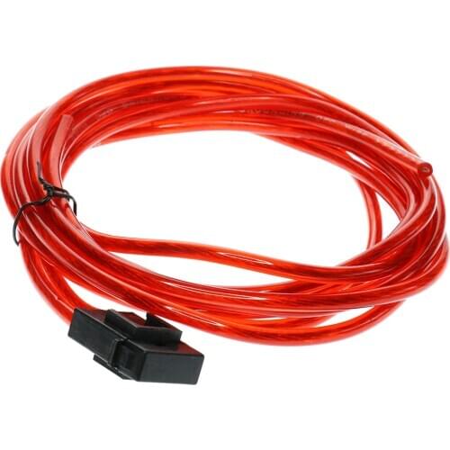 Set of 4 Car Stereo Audio Subwoofer Amplifier Wiring Wire Cable Kit Low Noise and Distortion