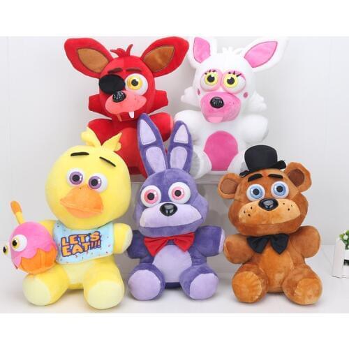 New 25cm five nights at freddys 4 FNAF Mangle Foxy Freddy Fazbear good quality stuffed plush doll toy