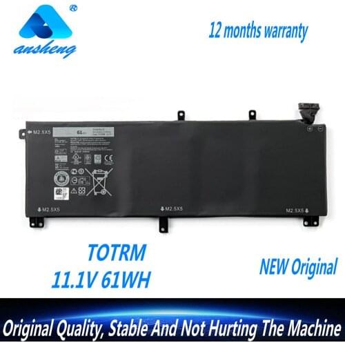Genuine TOTRM Laptop Battery For Dell XPS 15 9530 Precision M3800 TOTRM H76MV 7D1WJ Series 11.1V 61WH