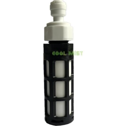H140 Self suction filter head slip lock connector 6.35mm port for Garden and Greenhouse mist cooling system