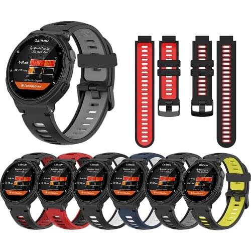 Sports Silicone Watch Strap Band For Garmin Forerunner 220 230 235 630 620 735XT/Approach S20 S5 S6 Watchband Bracelet Wristband