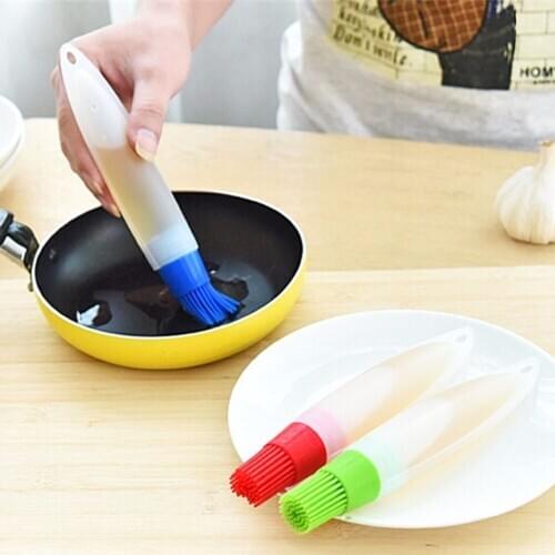 Creative Silicone Liquid Oil Pen Cooking Brush Butter Cake Bread Pastry BBQ Grill Utensil Baking Basting Tools Kitchen Accessory