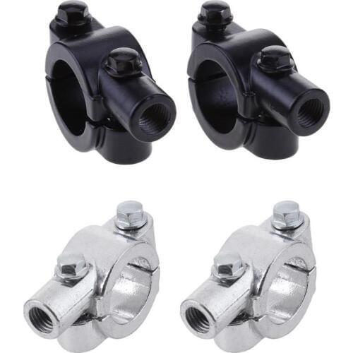 Universal 22mm 25mm Aluminum Motorcycle Handlebar Rear View Mirror Mount Handle Bar Bracket Holder Accessories