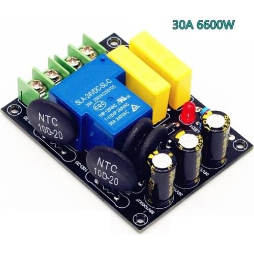 AIYIMA 2000W Class A Amplifier Power Delay Soft Start Board Power Supply Protection Board AC220V Input