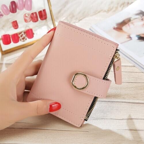 Women Wallets Fashion Leather Small Purse Women Ladies Card Bag For Women 2020 Clutch Women Female Purse Money Clip Wallet