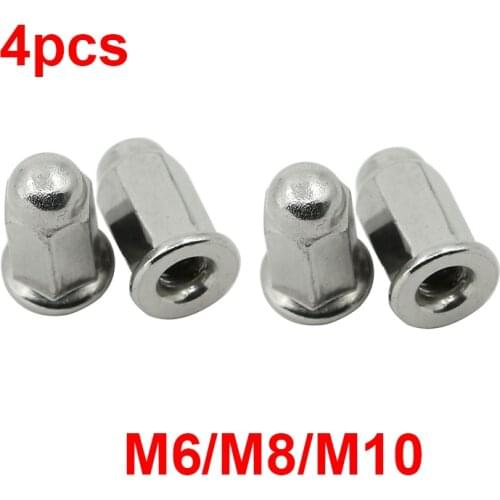 4PCS M6 M8 M10 Acorn Cap Nut Screw Bolt Hex Head Dome Metric 6mm x Thread Pitch 1.0 for yamaha AS2 G5S G7S GT1 HS1 HT1 HT1MX AT1