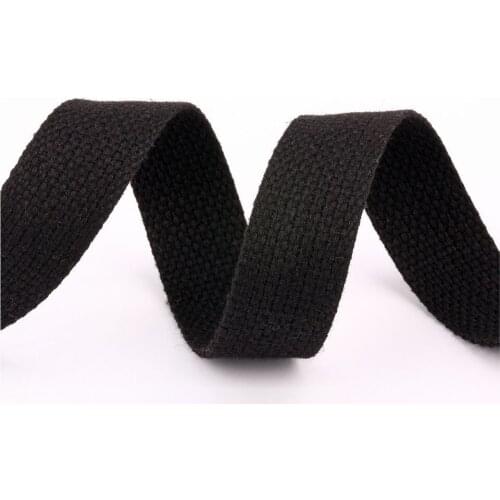 5 Yards 25mm Colorful Canvas Webbing Ribbon Polyester Cotton Belt Bag Backpack Strap Pet Collar Sewing Accessories 12 Colors