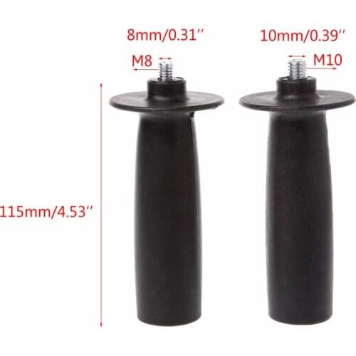 8/ 10mm Black Thread Auxiliary Side Handle For Angle Grinder Grinding Machine Tools