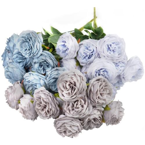 Large 10cm Heads Artificial Silk Rose Flower Bouquet For Home Wedding Decoration Garden supplies Fake Flower