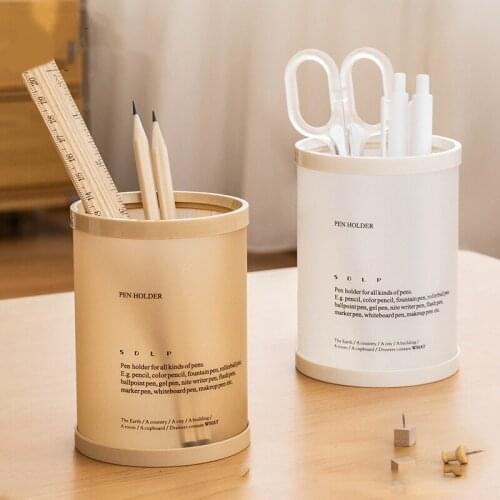 Cylindrical Detachable Desktop Pen Holder Organizer Office Accessories Pen Stand