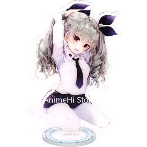 GIRLS und PANZER Action Figure Cosplay Anime Toys GUP Anchovy Alice Shimada Acrylic Figures Stand Model Dolls 15cm