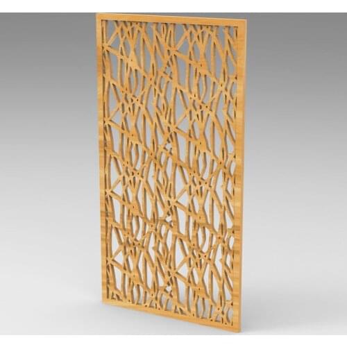 Branch shaped hollow partition decor 3d model relief for cnc carving engraving in STL file format artcam aspire