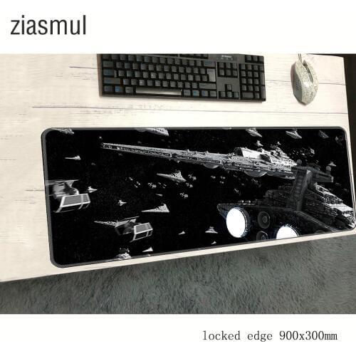 Ziasmul star wars mouse pad 900x300x3mm pad to mouse notbook computer mousepad big gaming padmouse gamer keyboard mouse mats