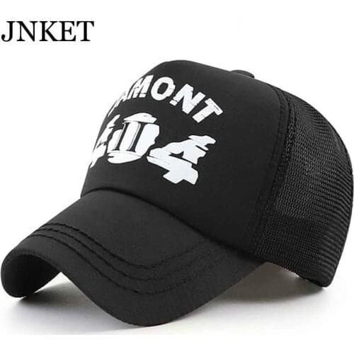 JNKET New Unisex Breathable Baseball Cap Trucker Hat Outdoor Sports Cap Mesh Hat Gorras Baseball Casquette