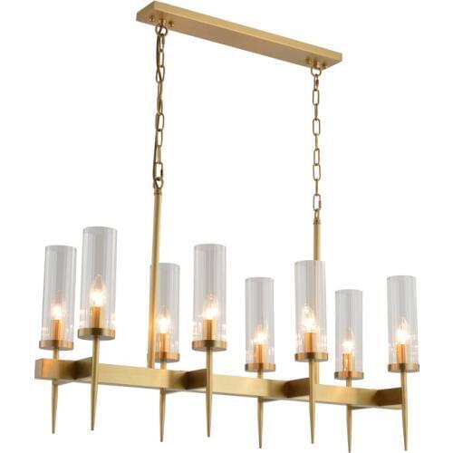 All Copper American Chandelier Lighting Villa Hotel Highend Chandeliers Atmosphere Living Room Restaurant Chandelier Modern Lamp