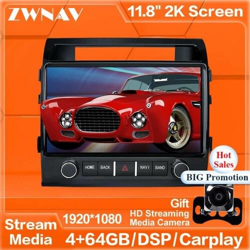 MAX-PAD Android 9.0 Car Multimedia Player Streaming Media Unit For TOYOTA LAND CRUISER LC200 2008-2019 Radio Stereo Touch Screen
