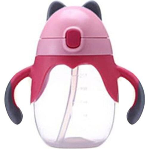 Cute Baby Cup Handle Bottle Training Cup Children Learn Feeding Drinking Water Cup Feeder Baby Using For Babies