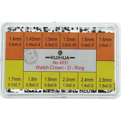 Mini Rubber Gaskets for Watch Repair 12 Sizes Washer O-Ring Watch Crown Waterproof Watches Seals Waterproof Watch Tools