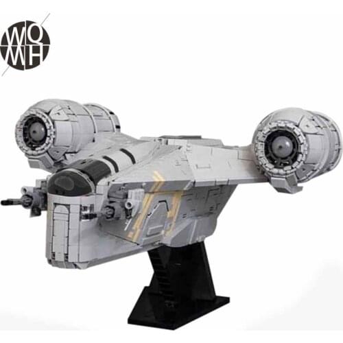 MOC 4888pcs NEW Space War Razoral rest Aircraft Toys Armored Transport Ship Compatible Building Blocks Gift toy
