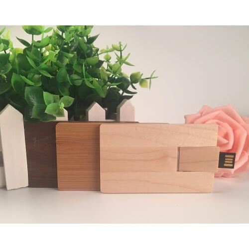 OEM ODM Wooden Walnut Maple Card usb 2.0 Version memory flash stick pen drive for photography wedding