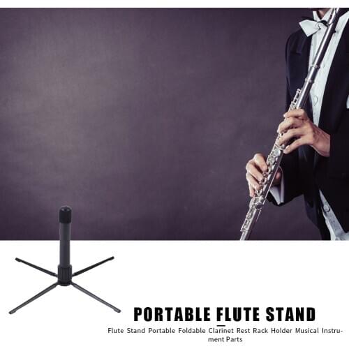 Flute Rest Rack Foldable Clarinet Holder Save Time and Energy for Convenience Portable Base Musical Instrument Parts