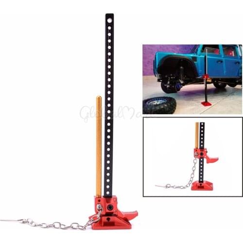 RC Rock Crawler Slideable Metal Jack Tool 1:10 Accessories for Axial SCX10 TAMIYA CC01 RC4WD D90 D110 TF2 RC Truck Car Parts