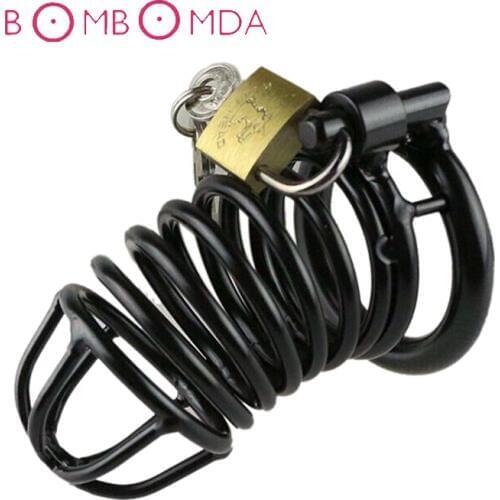 Stanless Steel Male Penis Cock Cage Chastity Cage Penis Ring Delay Ejaculation Time Lasting Sex Toys for Men Cock Ring Adult Toy