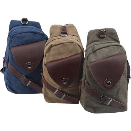 Universal Canvas Shoulder Bag Small Backpack Retro Mens Womens Outdoor Travel Mountaineering Large Capacity Backpack