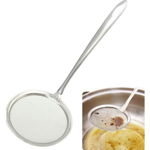 1pcs Mesh Strainers Stainless Steel Colander Cooking Tools Soup Skimmer Scoop Colander Kitchen Accessories