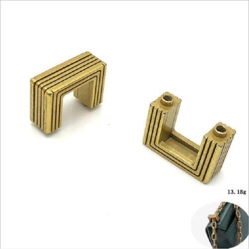 5 pair / lot) new brand ladies handbag shoulder strap chain arch buckle DIY handbag repair hardware accessories